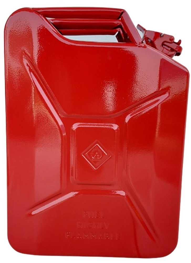 Stainless Steel Liquid 5 L Red Metal Jerry Can, For Fuel Storage