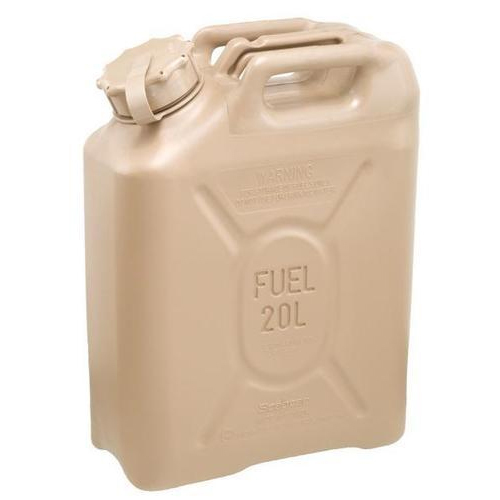 Plastic Fuel Safe Jerry Cans, Capacity: 20 L