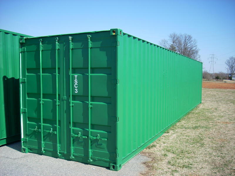 Green Galvanized Steel 40 Feet Intermodal Container, Capacity: 10-20 ton