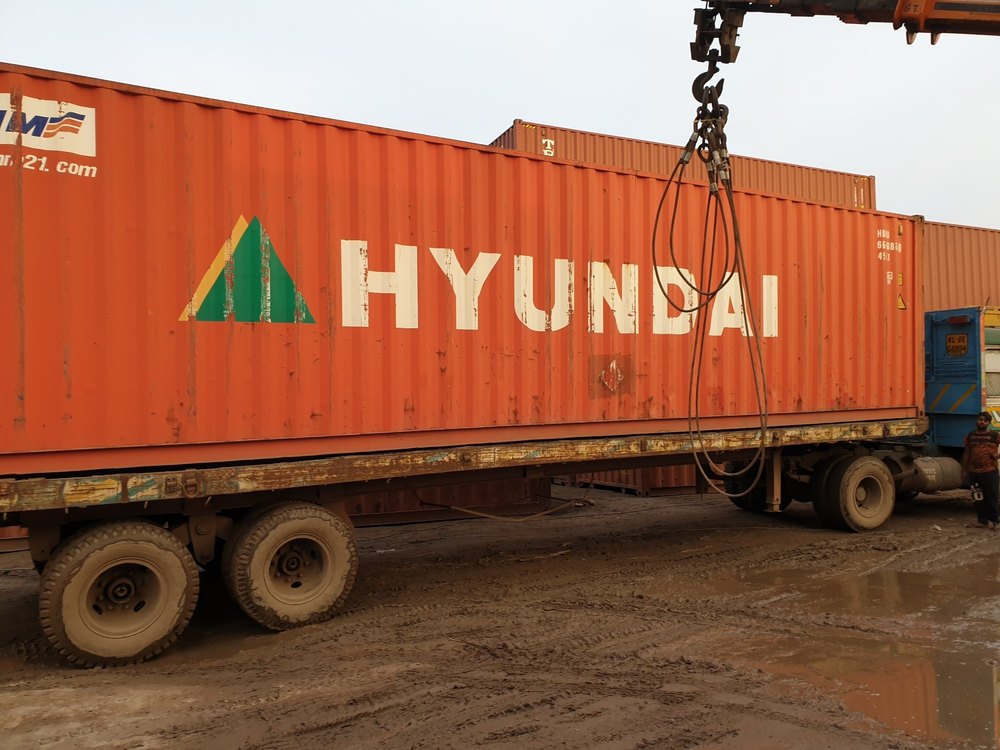 Stainless Steel Pan India 40 Feet Shipping Container, For Storage
