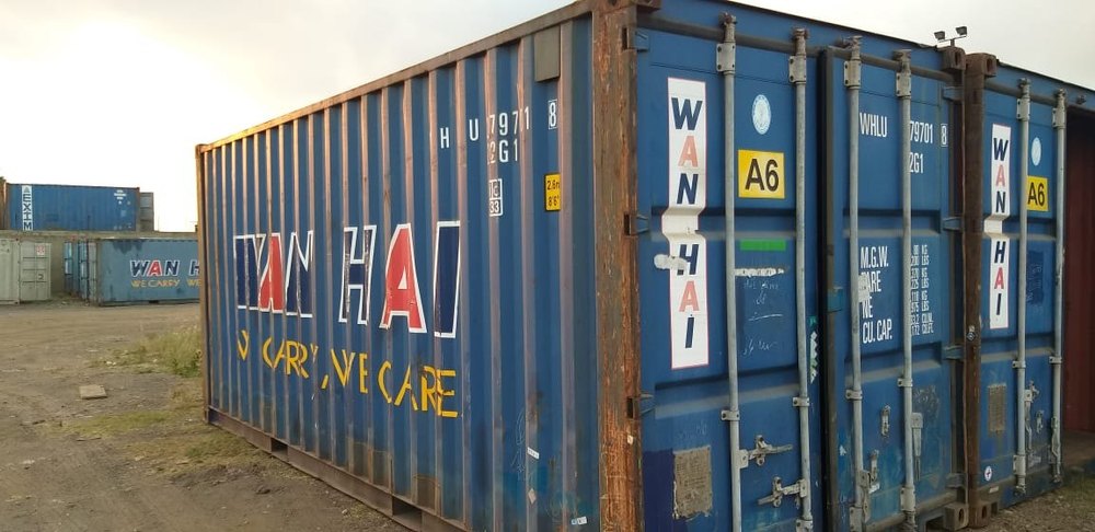 CORTEN STEEL 20 FT Storege Shipping Container, Capacity: 20-30 ton