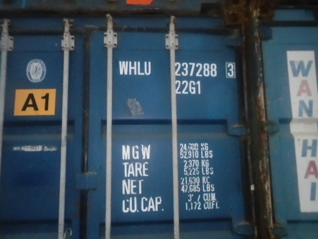 Galvanized Steel Second Hand Containers, Capacity: 1-10 Ton