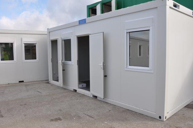 White Portable Office Containers