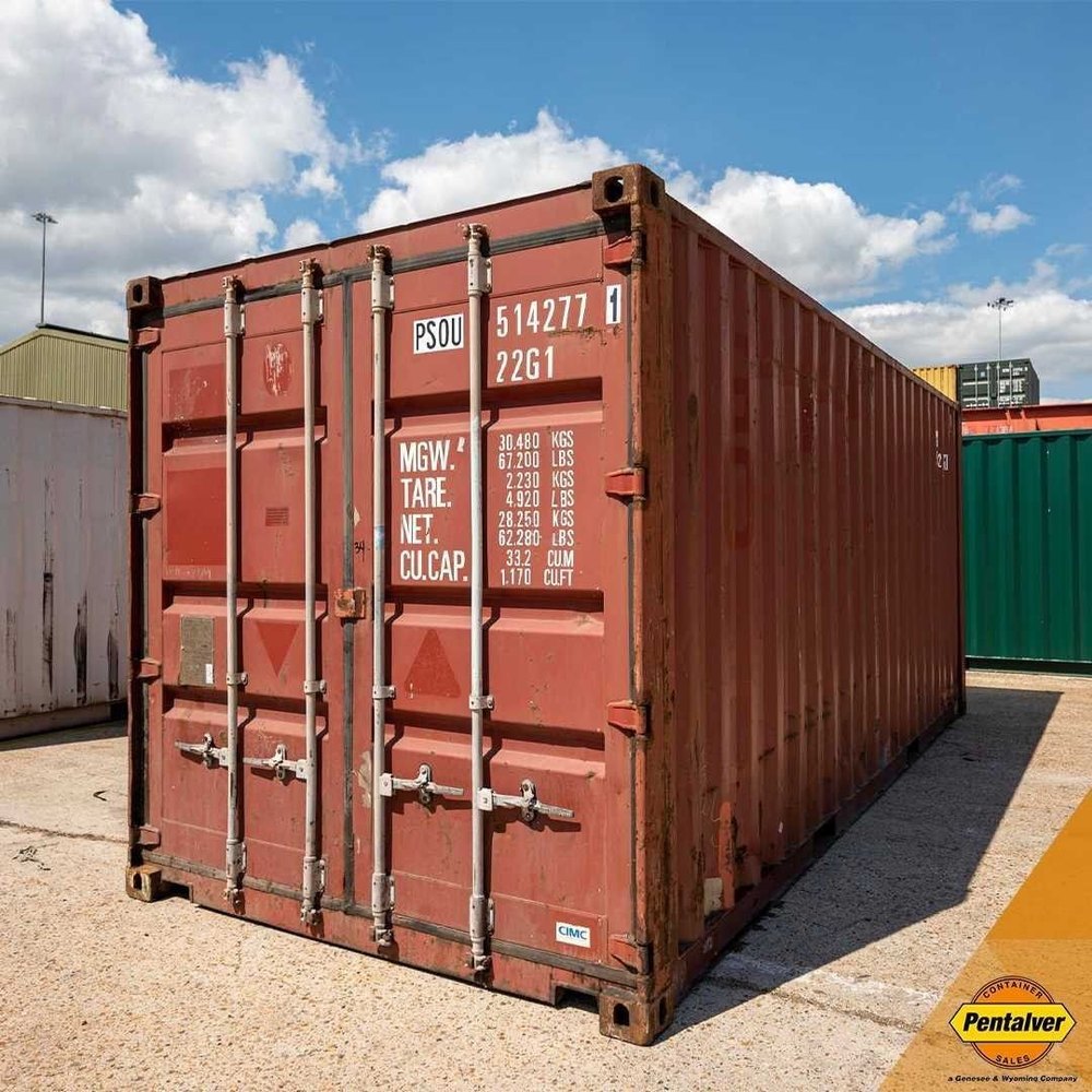 Galvanized Steel 20 feet 30Ton Used Shipping Container