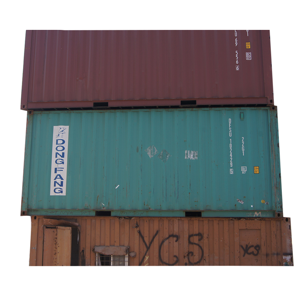 Iron 20 feet Used Cargo Shipping Container, Capacity: 15 Ton