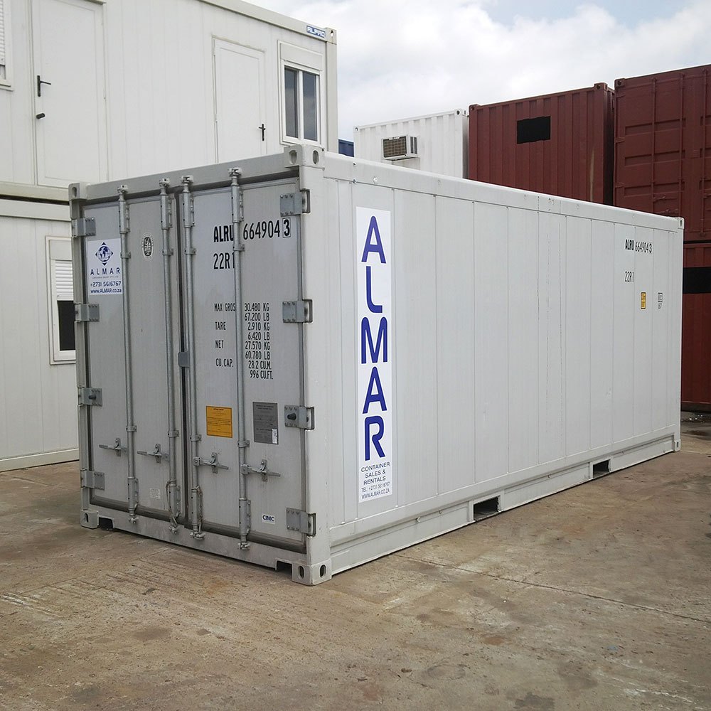 Stainless Steel 10 feet White Modular Refrigerated Container