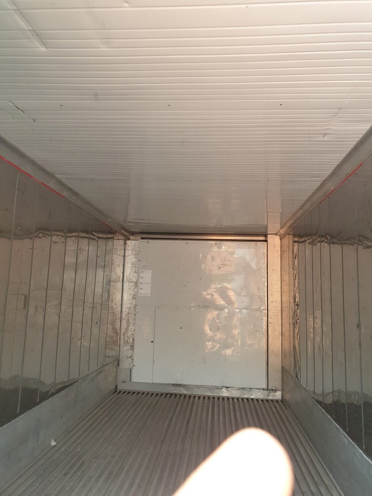 Stainless Steel 20 Ft Refrigerated Container, Capacity: 10-20 ton