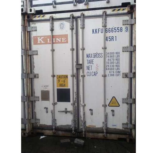 Mild Steel 20 Feet Reefer Container, Capacity: 1-10 ton