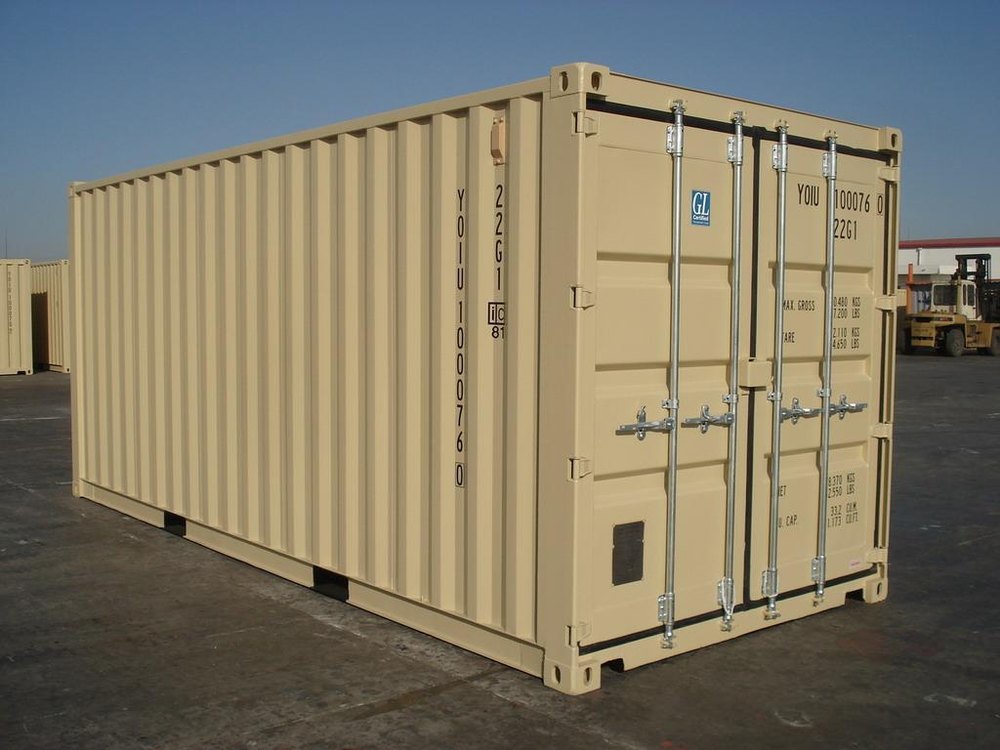 Mild Steel Shipping Containers, Capacity: 1-10 ton