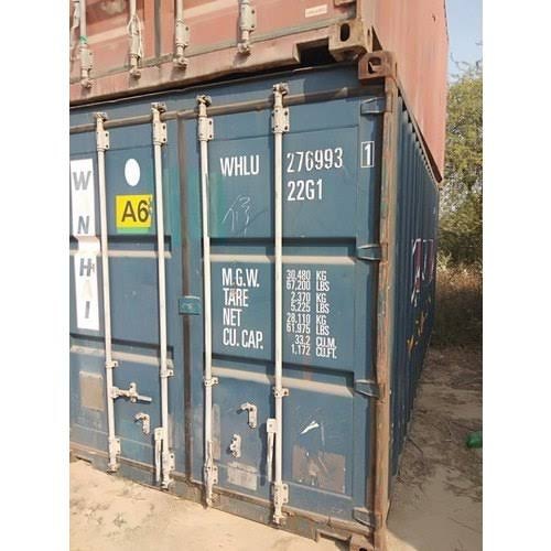 Galvanized Steel 40 feet Marine Shipping Container, Capacity: 20-30 ton
