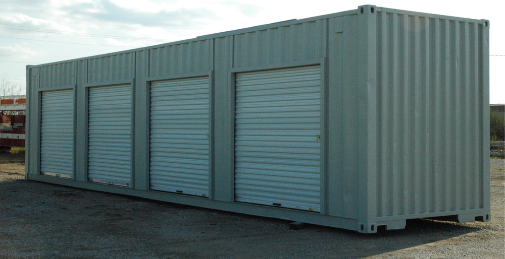 50 feet Coated Steel Shipping Container With Roll Up Shutter