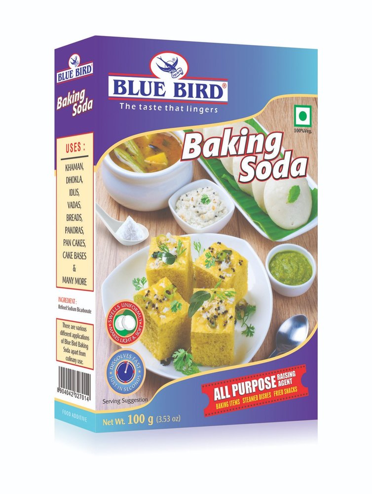 Blue Bird Baking Soda 100 Gm Cbd, For Bakery