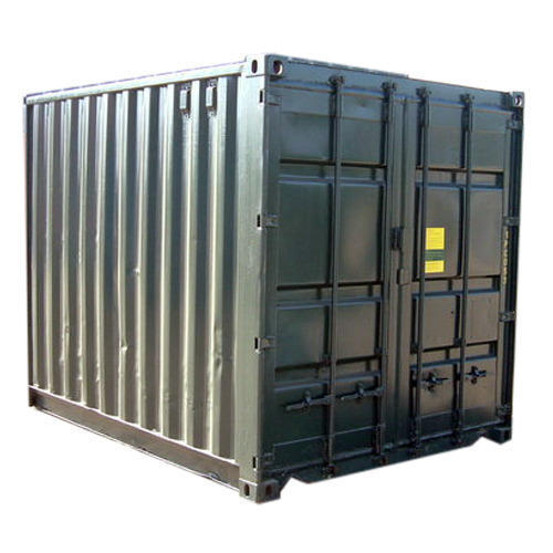 Galvanized Steel Grey Industrial Storage Container, Capacity: 10-20 Ton