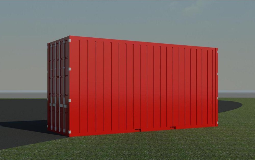 Stainless Steel Temporary Container, Height: 10-12 Feet