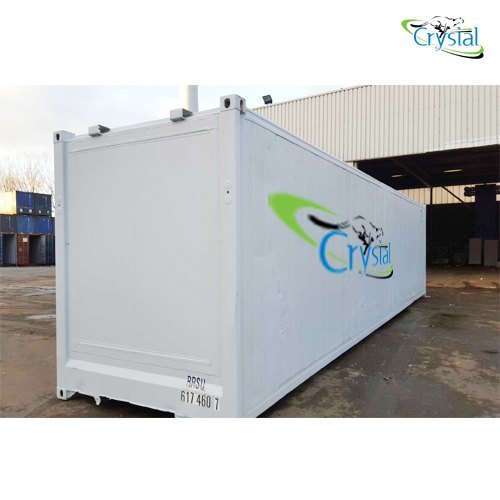 Stainless Steel Crystal PUF Insulated 40 Feet Refurbished Container