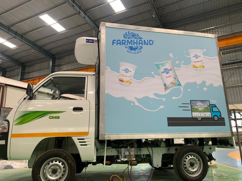 Puff Insulated Milk Van Container