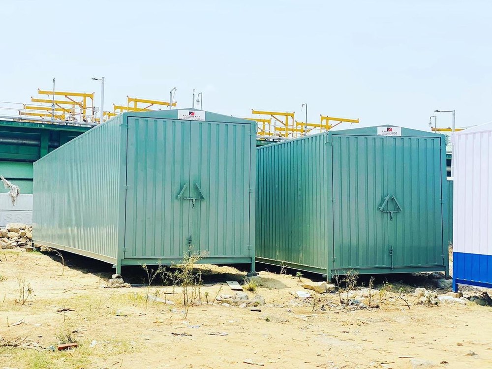 Stainless Steel 20 feet Ms Storage Container
