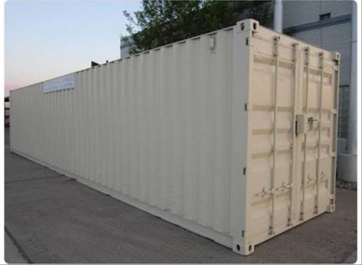 Mild Steel Rectangular M S Storage Container, Capacity: 10-20 Ton