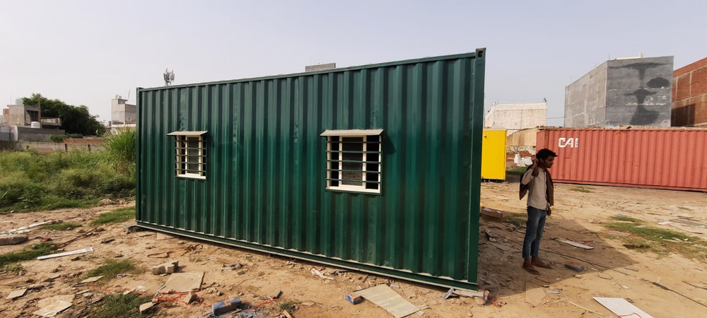 Rectangular Green MS Security Container, For Guard Room