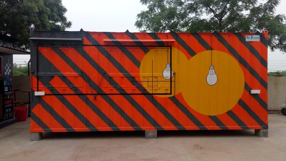 MS, GI Stainless Steel Designer Cafe Container, Packaging Type: NR, Ractangle