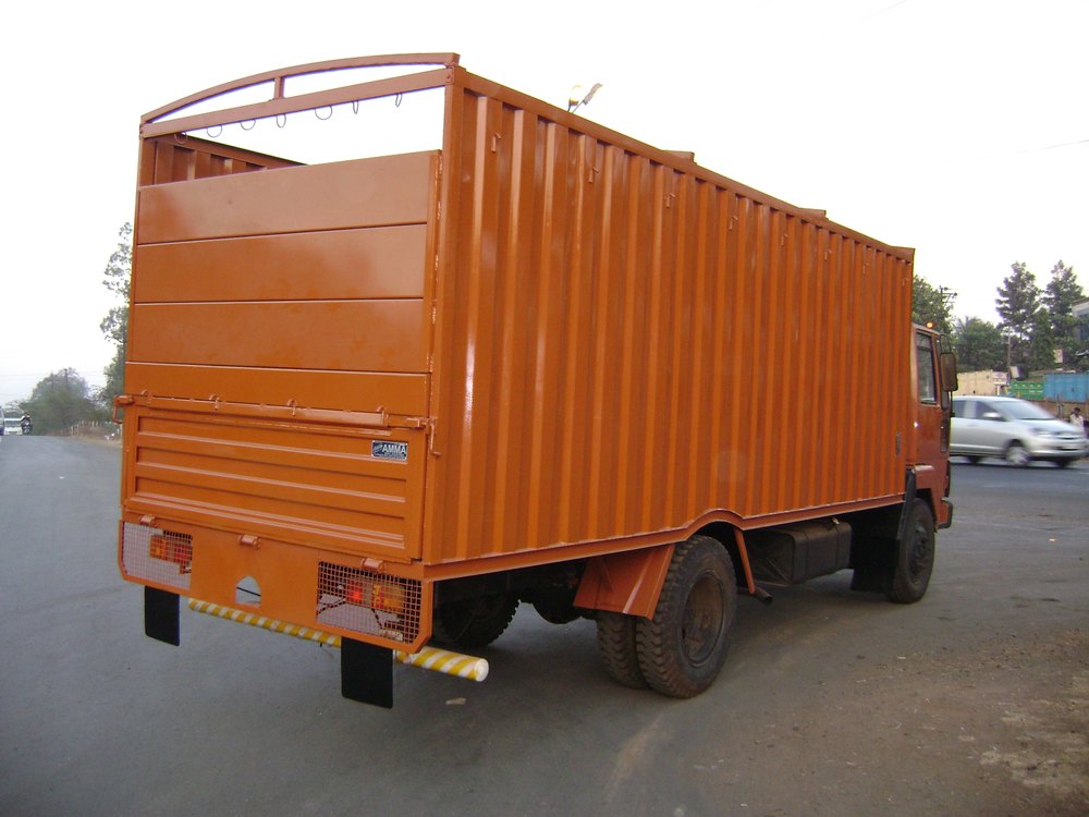 Mild Steel Top Open Container, Capacity: 1-10 ton