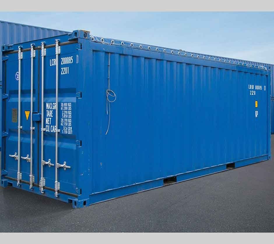 Mild Steel 20Feet Open Top Container, Capacity: 20 ton