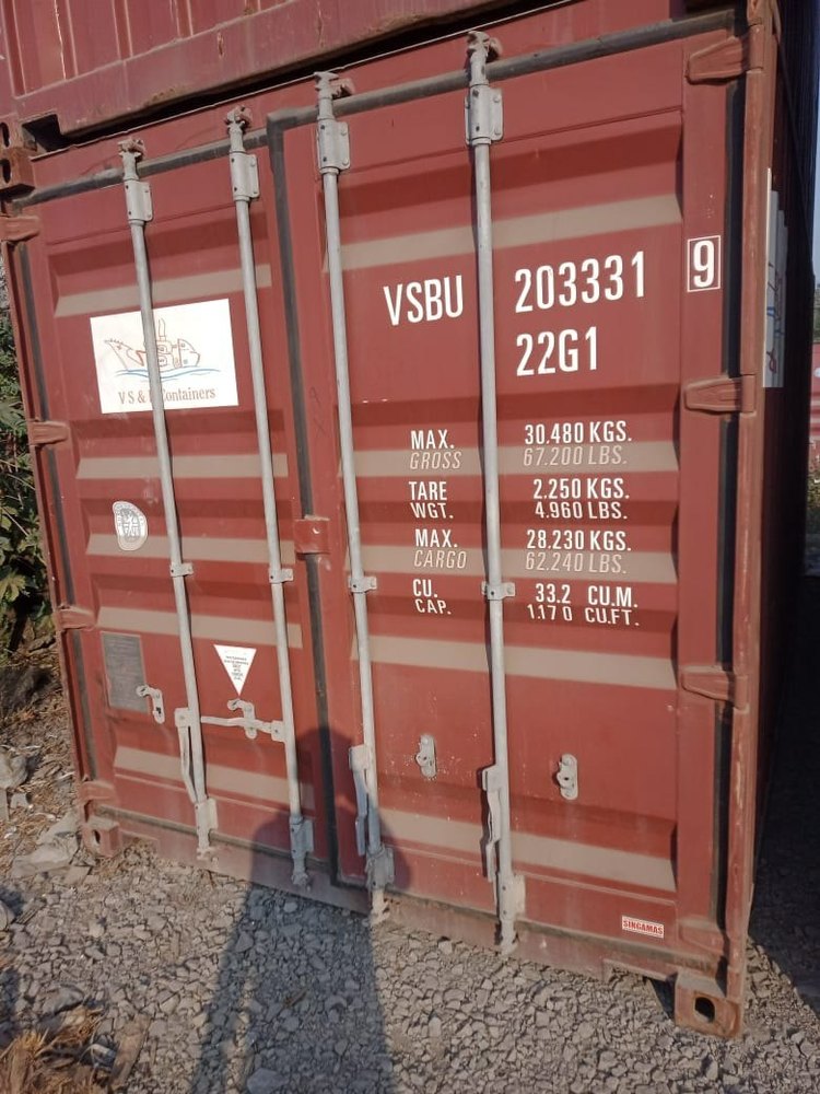 Galvanized Steel 20 feet Used Shipping Containers