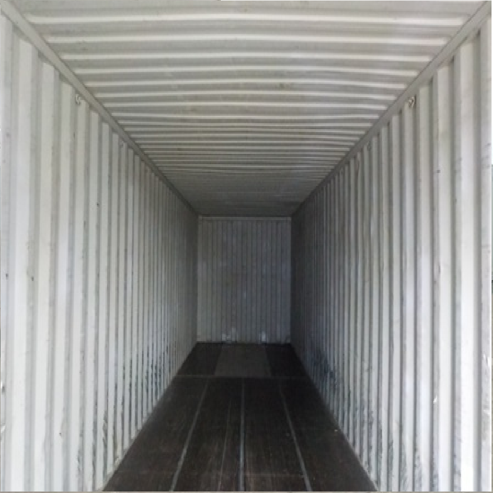 White Galvanized Steel 40feet Gp Used Dry Container, Capacity: 10-20 Ton