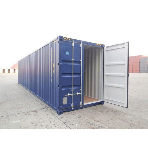 Blue Mild Steel Ocean Cargo Container, Capacity: >40 Ton