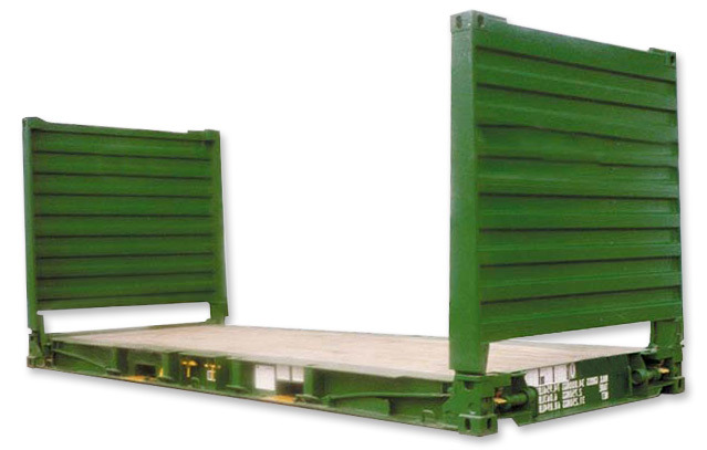 Stainless Steel 20 Feet Flat Rack Shipping Container