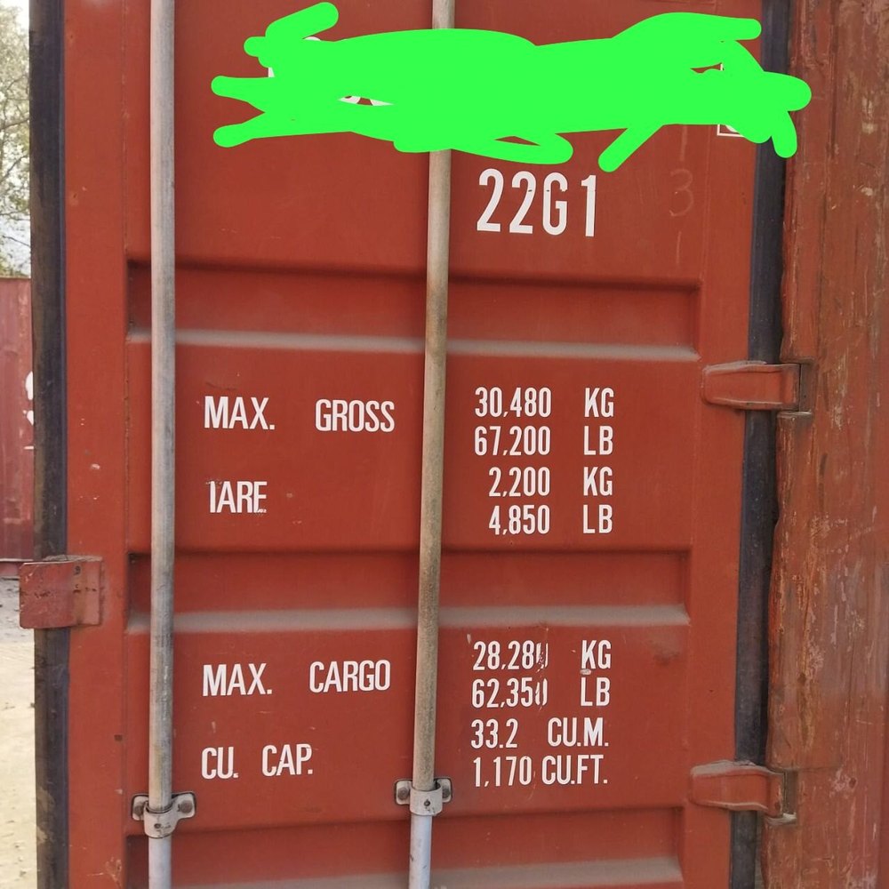 Galvanized Steel 20 Flat Rack Container
