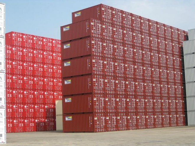 Galvanized Steel Offshore Used Shipping Containers, Capacity: 10-20 Ton