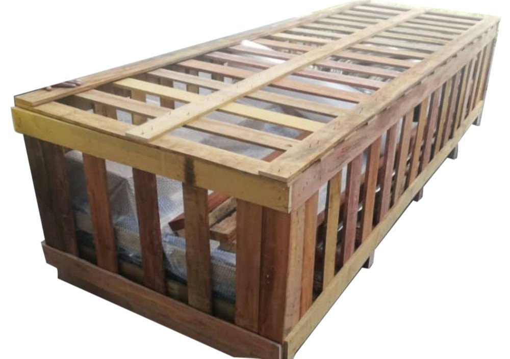 Wooden Rectangular Jungle Wood Shipping Crates