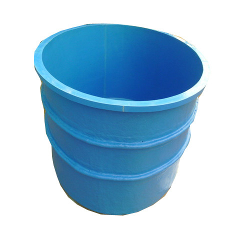 Blue Chemicals Fiberglass Drum, for Industrial, Capacity: 50-100 litres