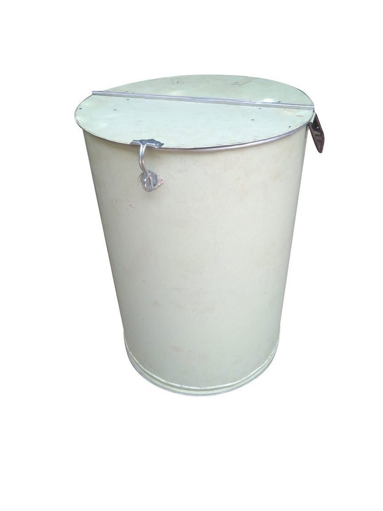 Food Products Metal Storage Drum, For Home Yous, Capacity: 20-300 litres