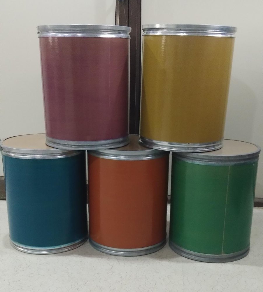 Single Fibreboard Drum Colored Fibre Drums, Capacity: 0-50 litres
