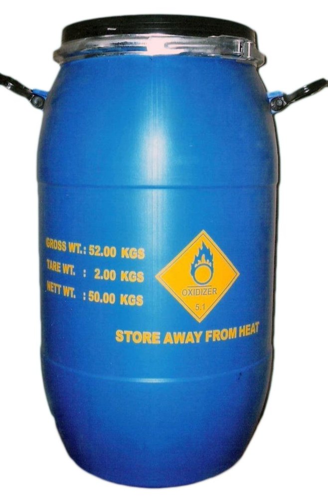 Blue UN Approved HDPE Drum, For Packaging Industry, Capacity: 50 Kg(Net Weight)