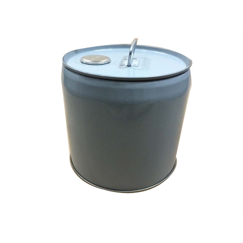 Grey Polished Paint Drum, Capacity: 20 L