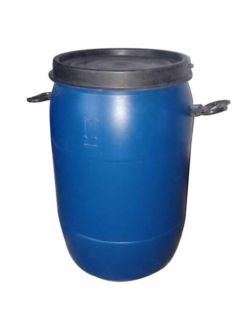 Cylindrical HDPE Blue Open Top Drum, For Chemical Storage, Capacity: 0 to 50 Litres