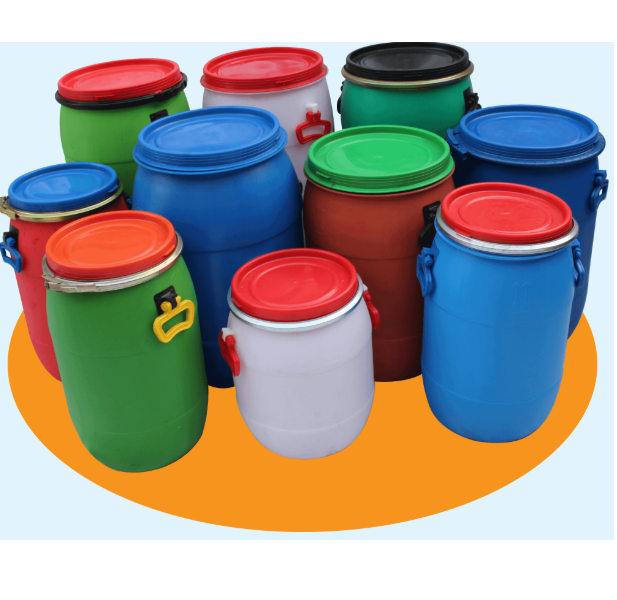 Plastic POWDER PACKING FULL OPEN DRUMS, For Anywhere, Capacity: 25-70 litres