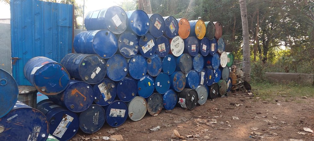 Oil And Diesel Used Empty MS Barrel, For Industrial, Capacity: 80 Litres