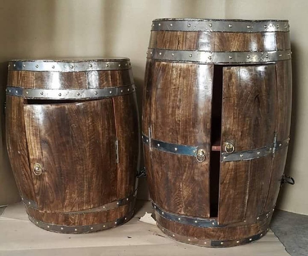 Wooden Wine Barrels