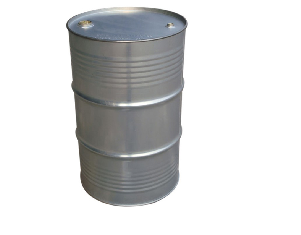 Gray Chemicals Grey 250L Galvanized Iron Barrel, For Industrial