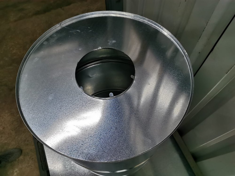 Semi - Liquid Galvanize Steel Full Open Mouth Barrel 210 Litres, For Chemical