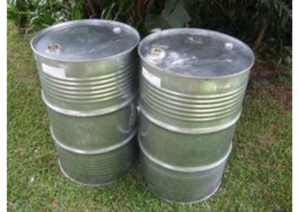 Black Chemicals 200 Liters Galvanized Iron Barrels, For Industrial, Capacity: 200-250 litres