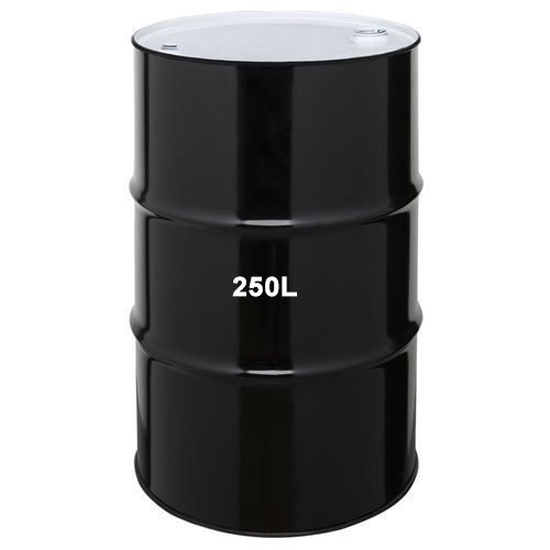 Black Empty Mild Steel Drum, 3 - 5 Feet