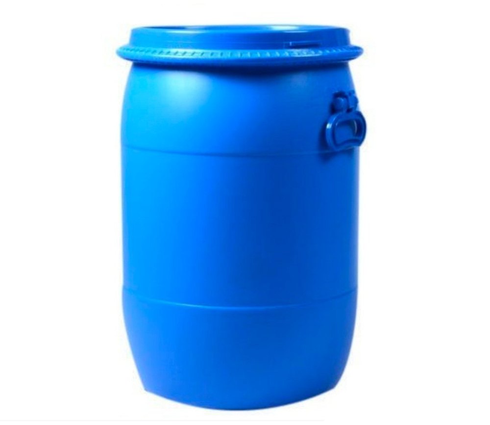 Blue Liquid 60kg Open Top PVC Barrel, For Chemical