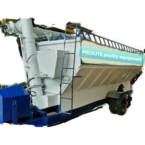 Hydraulic Trolley Four-Wheel Poultry Feed Transportation Tanker