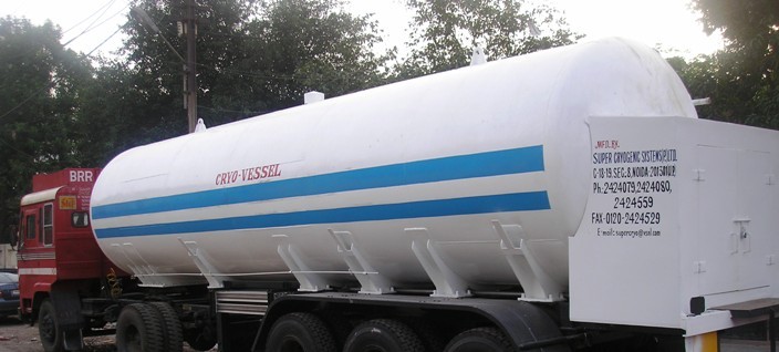 Cryogenic Transport Tank, For Transportation Of Gases