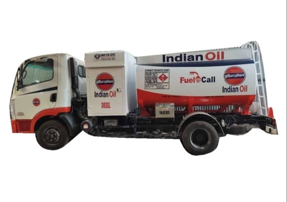 Indian Oil Bowser Oil Tanker, For Fuel Transportation, Capacity: 6000 Litre
